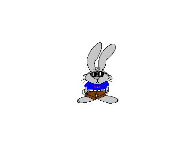 Logo Animals Rabbits 019 Animated
