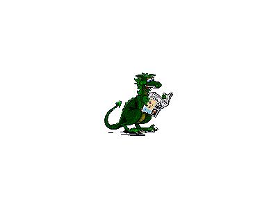 Logo Animals Dragons 012 Animated
