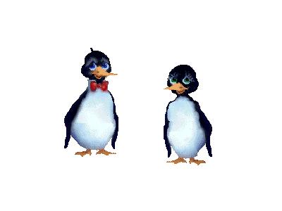 Logo Animals Penguins 006 Color