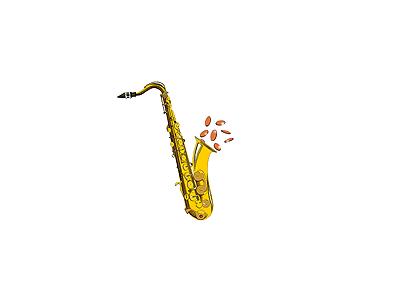 Logo Music Brass 042 Animated