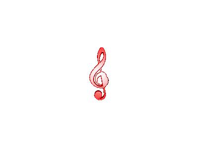Logo Music Clefs 019 Animated
