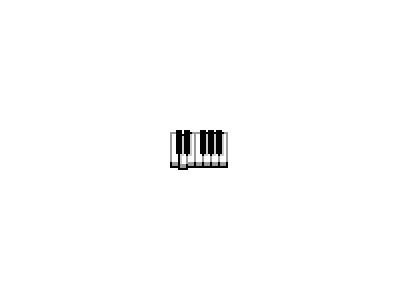 Logo Music Keyboards 040 Animated