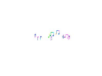 Logo Music Notes 030 Animated