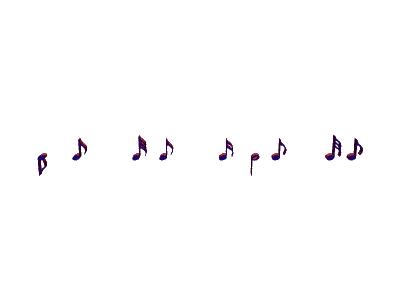 Logo Music Notes 052 Animated