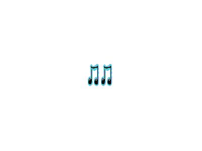 Logo Music Notes 056 Animated