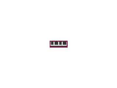 Logo Music Keyboards 015 Animated