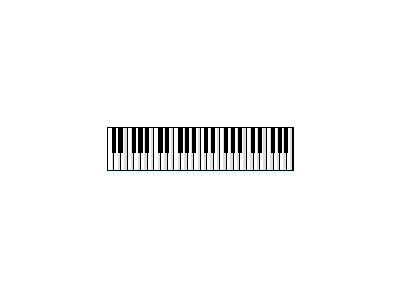 Logo Music Keyboards 039 Animated