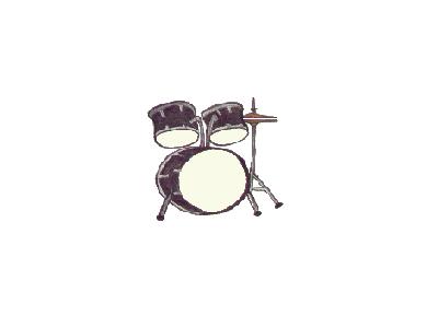 Logo Music Drums 006 Color