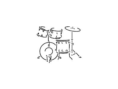 Logo Music Drums 009 Color