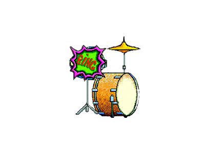 Logo Music Drums 012 Color