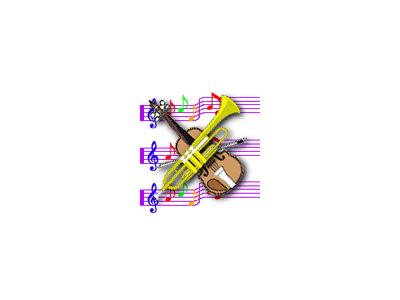 Logo Music Notes 100 Color