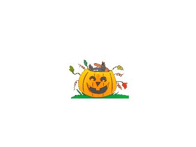 Greetings Jackolantern07 Animated Halloween