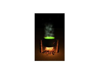 Greetings Cauldron02 Animated Halloween