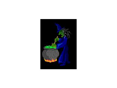 Greetings Witch04 Animated Halloween