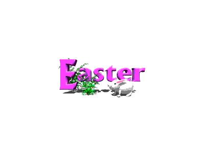 Greetings Bunny01 Animated Easter