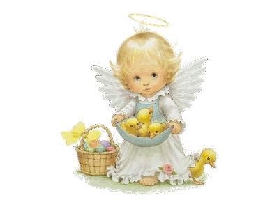 Greetings Angel01 Animated Easter
