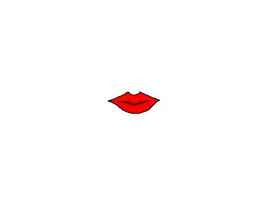 Greetings Lips01 Animated Valentine