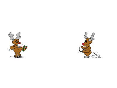 Greetings Reindeer09 Animated Christmas