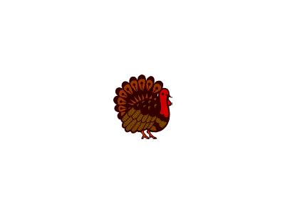 Greetings Turkey01 Color Thanksgiving