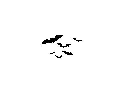 Greetings Bat01 Color Halloween
