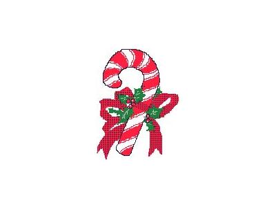 Greetings Candy Cane02 Color Christmas