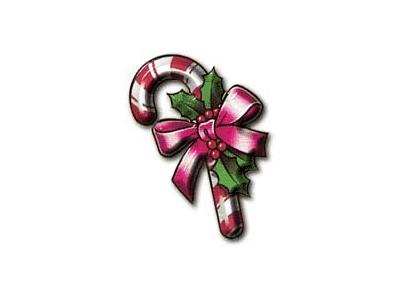 Greetings Candy Cane03 Color Christmas