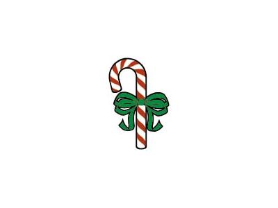 Greetings Candy Cane11 Color Christmas