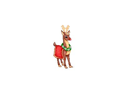 Greetings Reindeer08 Color Christmas