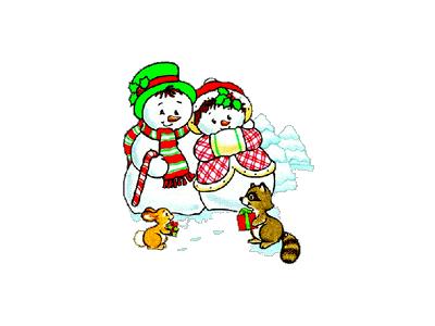Greetings Snowman15 Color Christmas