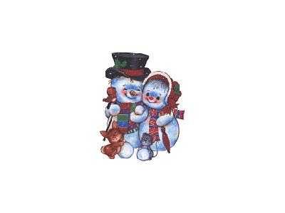 Greetings Snowman19 Color Christmas