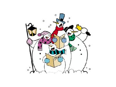 Greetings Snowman20 Color Christmas