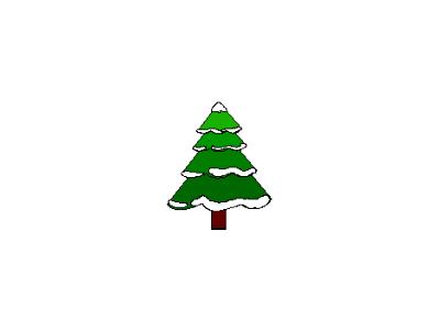 Greetings Tree02 Color Christmas
