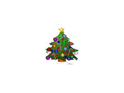 Greetings Tree09 Color Christmas