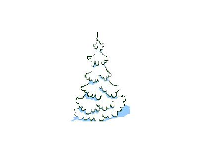 Greetings Tree11 Color Christmas