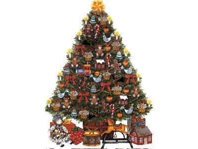 Greetings Tree19 Color Christmas