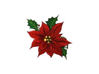 Greetings Wreath01 Color Christmas