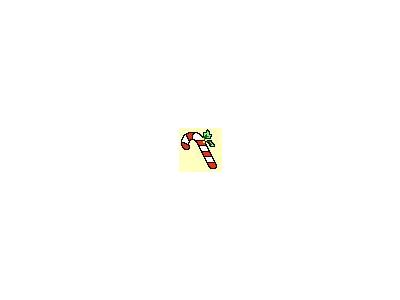 Greetings Candy Cane12 Color Christmas