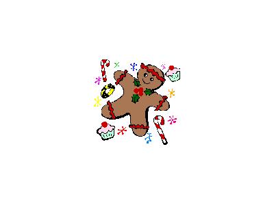 Greetings Gingerbread01 Color Christmas