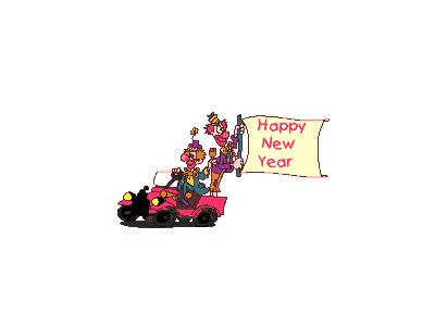 Greetings NYJoyRide Animated New Year