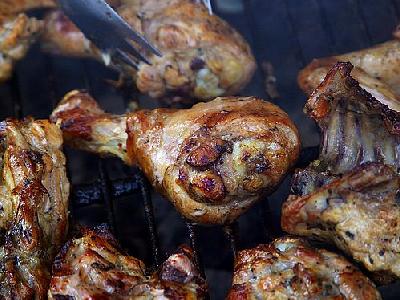 Photo Barbecued Chicken Food