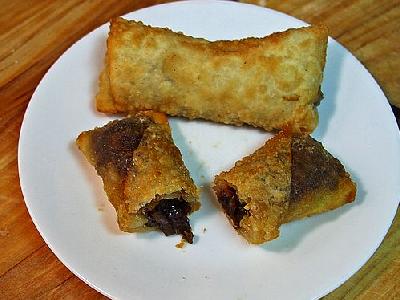 Photo Beef Eggrolls Food