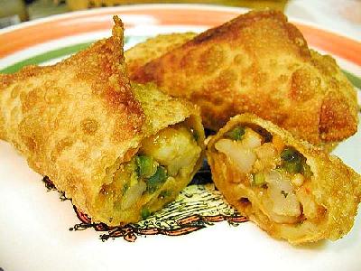 Photo Eggrolls Food