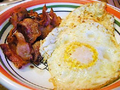 Photo Eggs Bacon Food