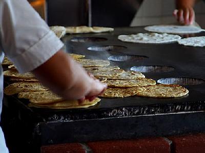 Photo Tortilla Making Food