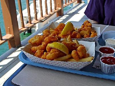 Photo Fried Fish And French Fries Food