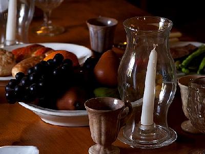 Photo Glasses And Food Interior