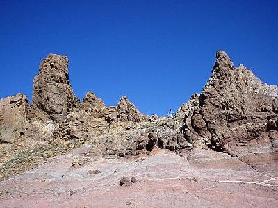 Photo Volcanic Rocks Landscape