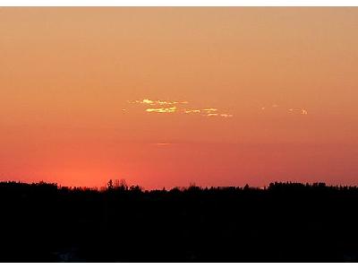 Photo Red Sky After Sunset Landscape