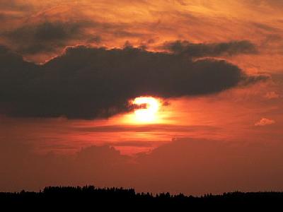 Photo Red Sunset Landscape