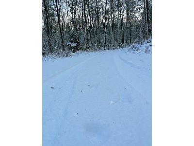 Photo Tracks In The Snow Landscape